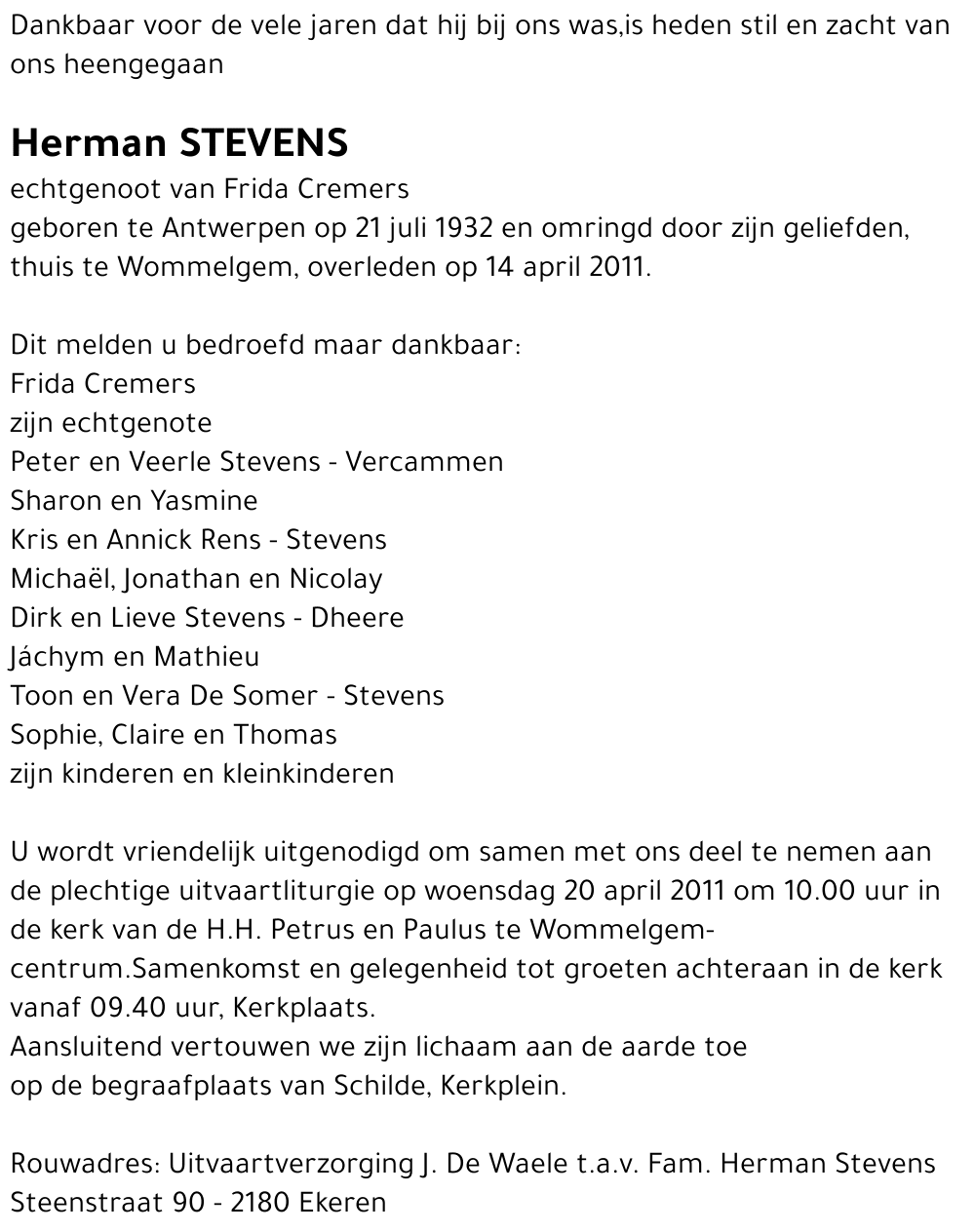Herman Stevens