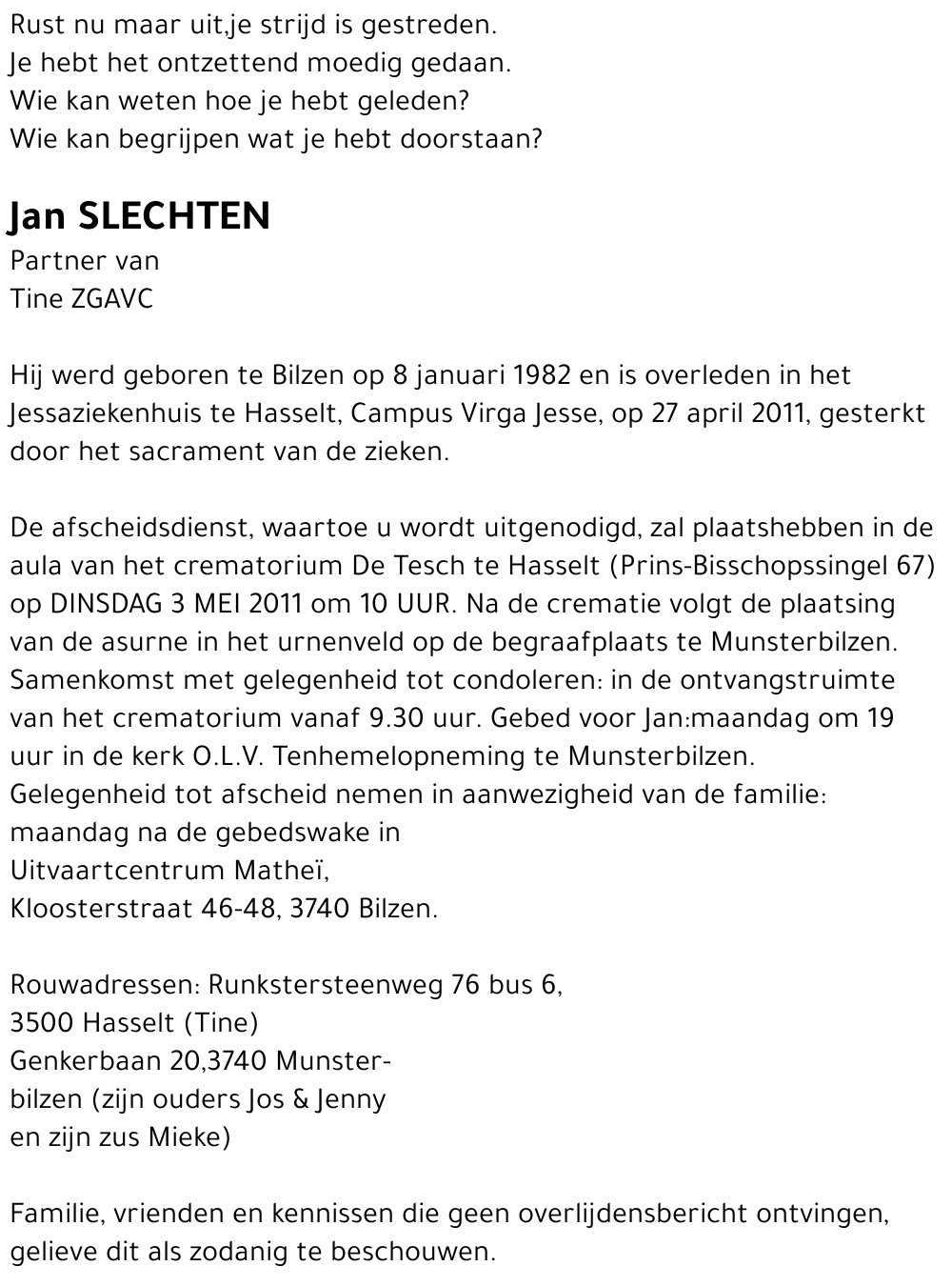 Jan SLECHTEN