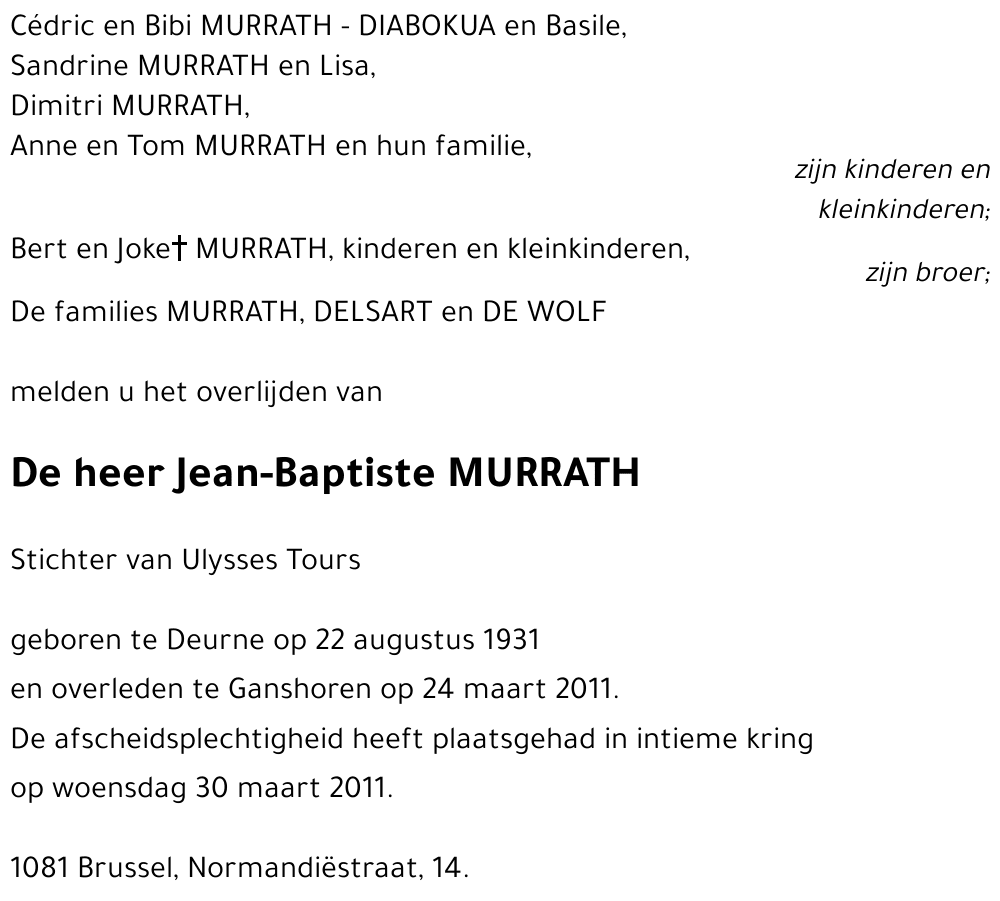 Jean-Baptiste MURRATH