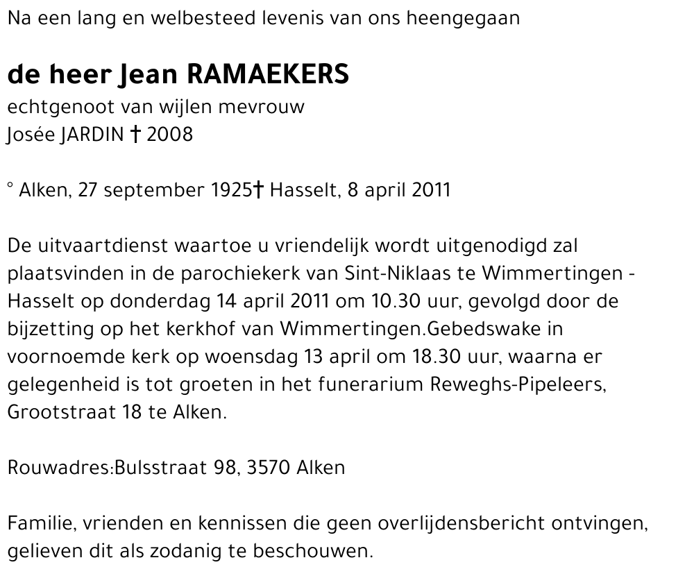 Jean Ramaekers