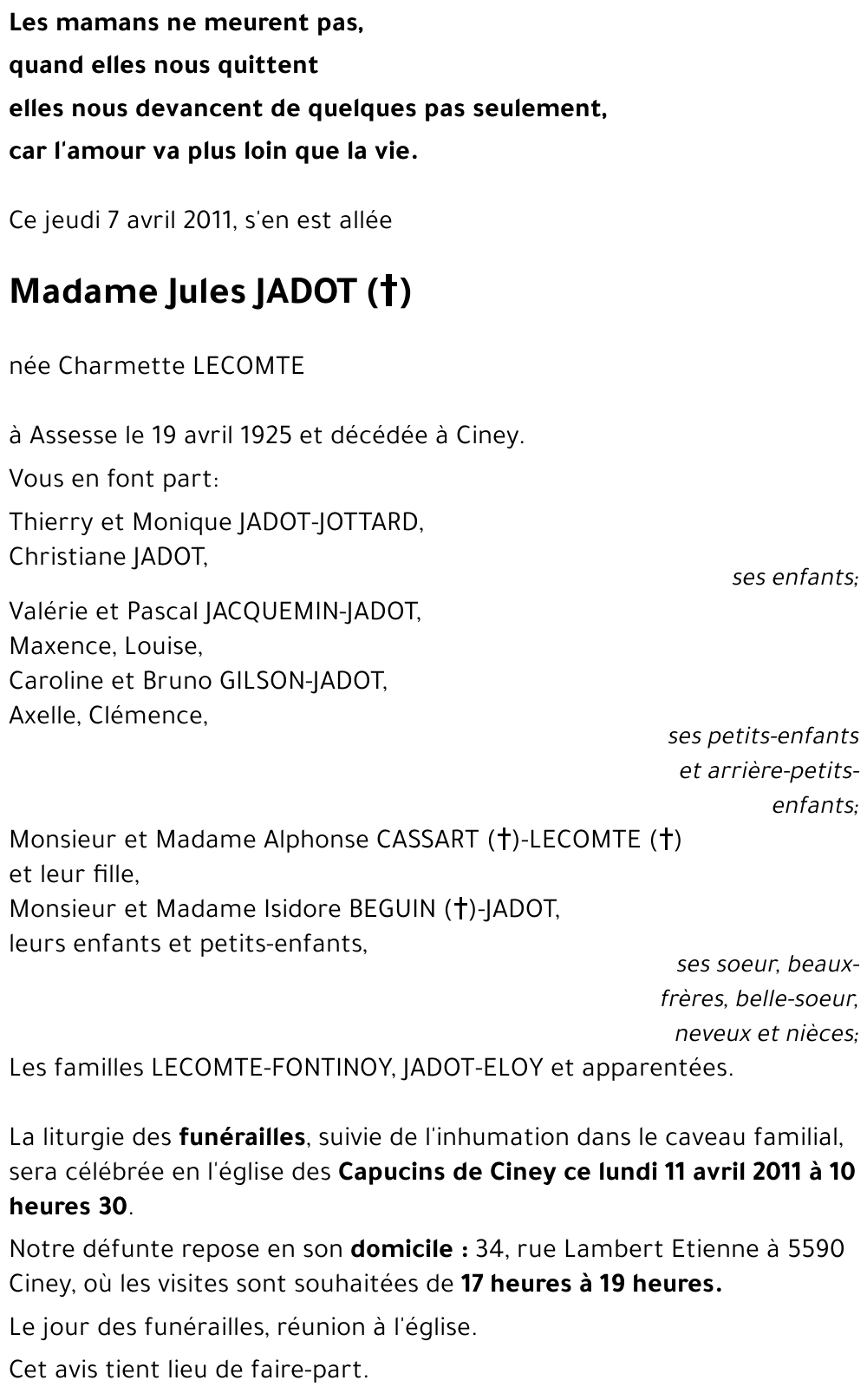 Jules JADOT((+))