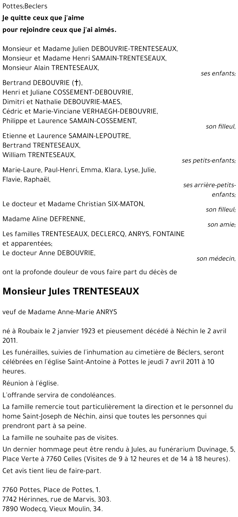 Jules TRENTESEAUX