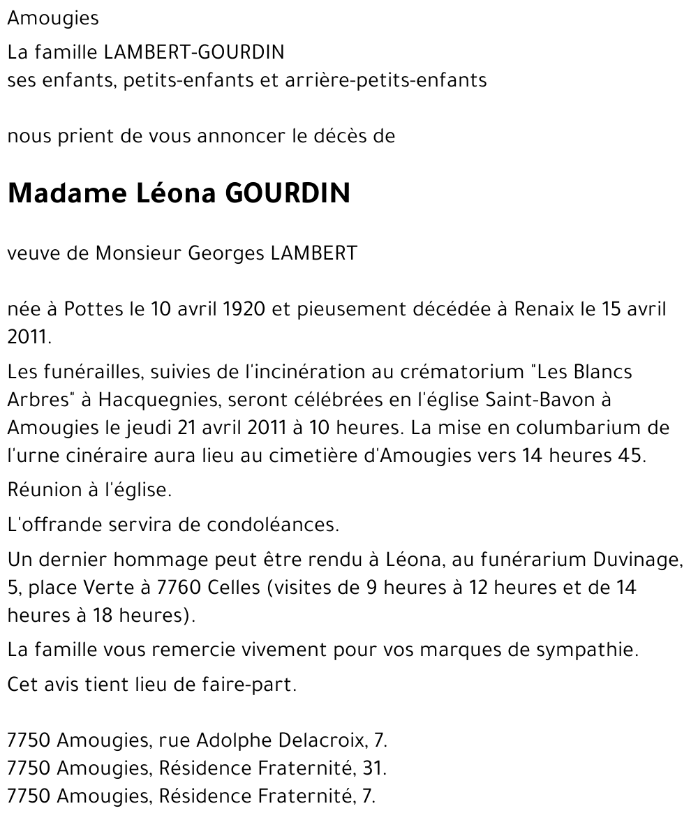 Léona GOURDIN