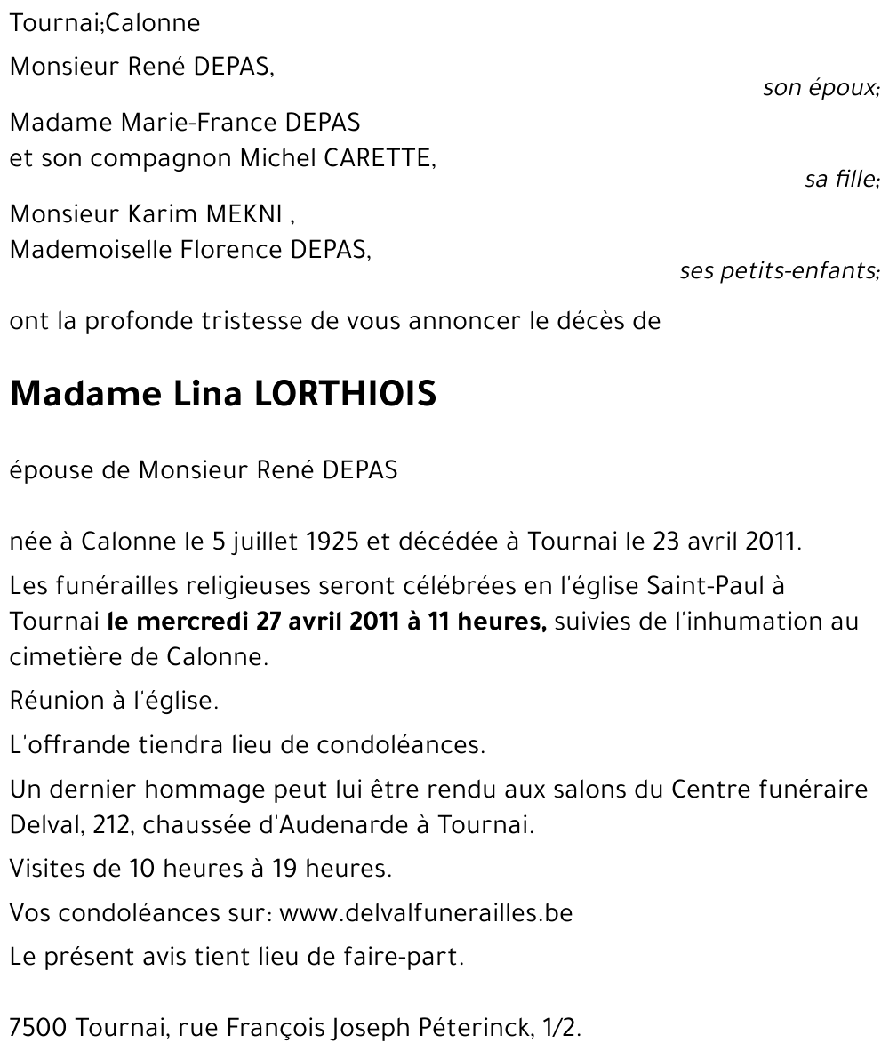 Lina LORTHIOIS
