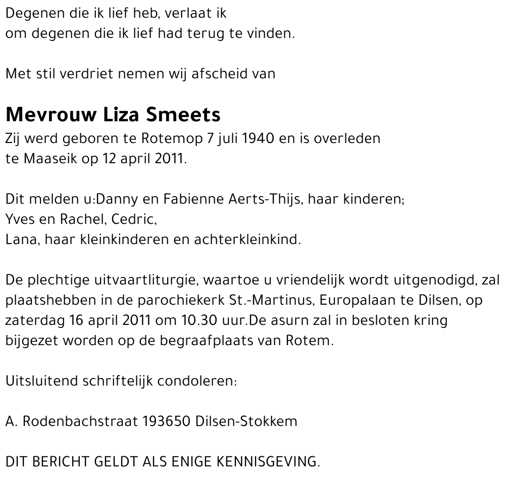 Liza Smeets