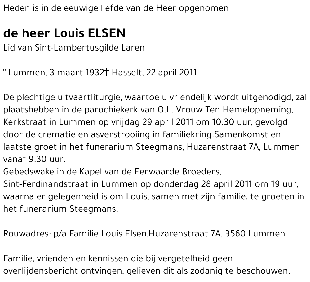 Louis ELSEN