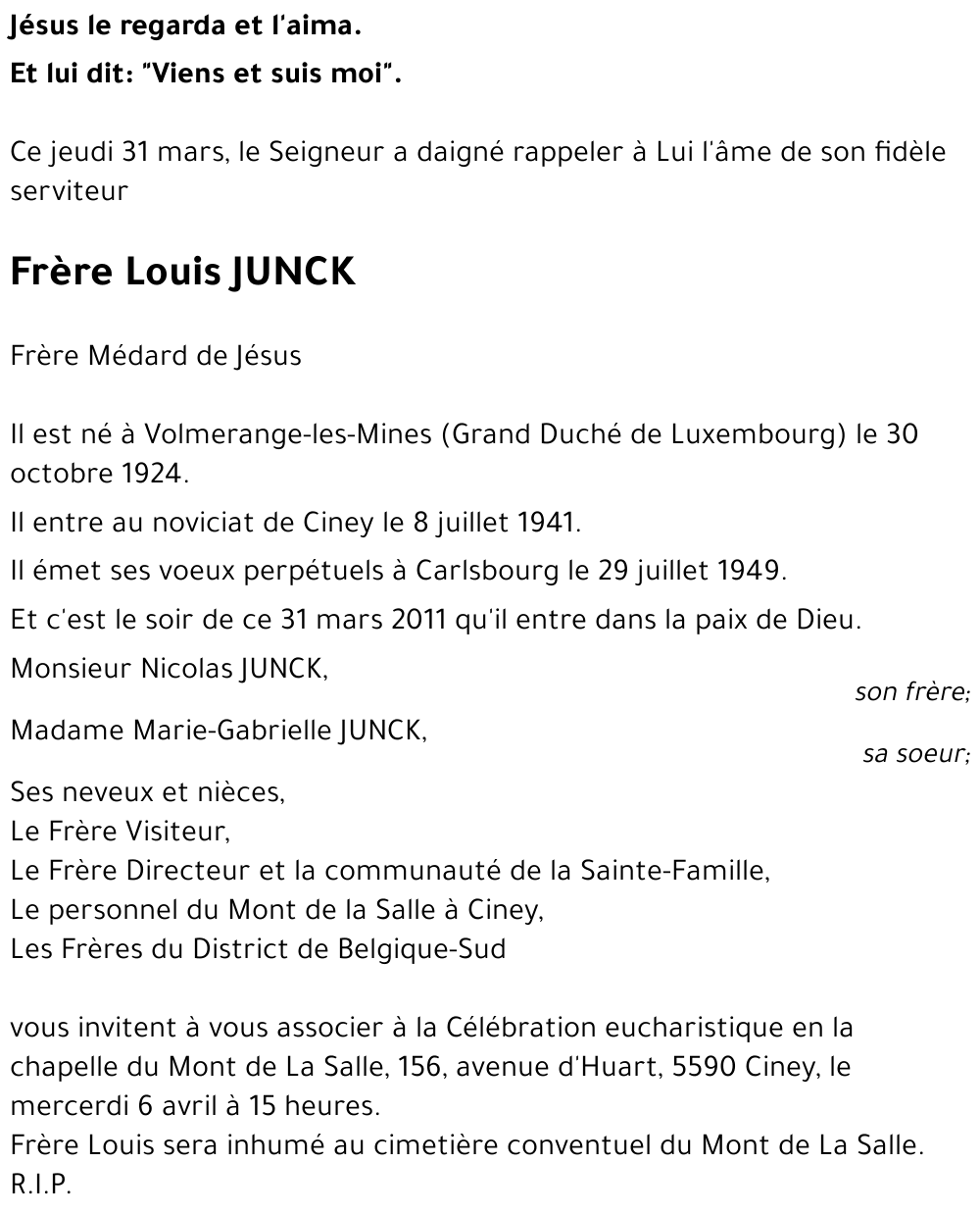 Louis JUNCK