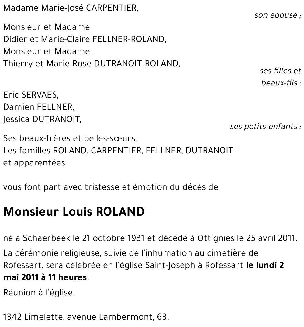 Louis ROLAND