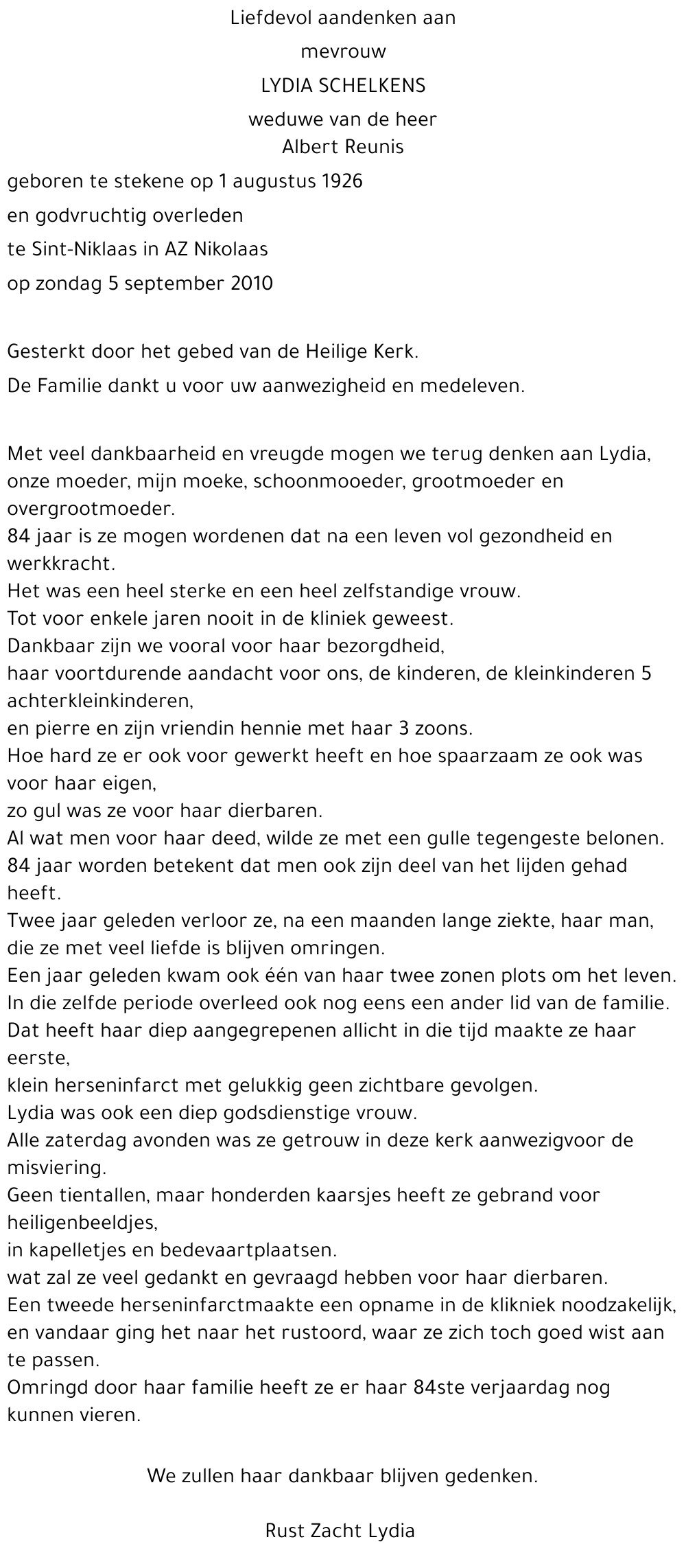 Lydia Schelkens-Reunis