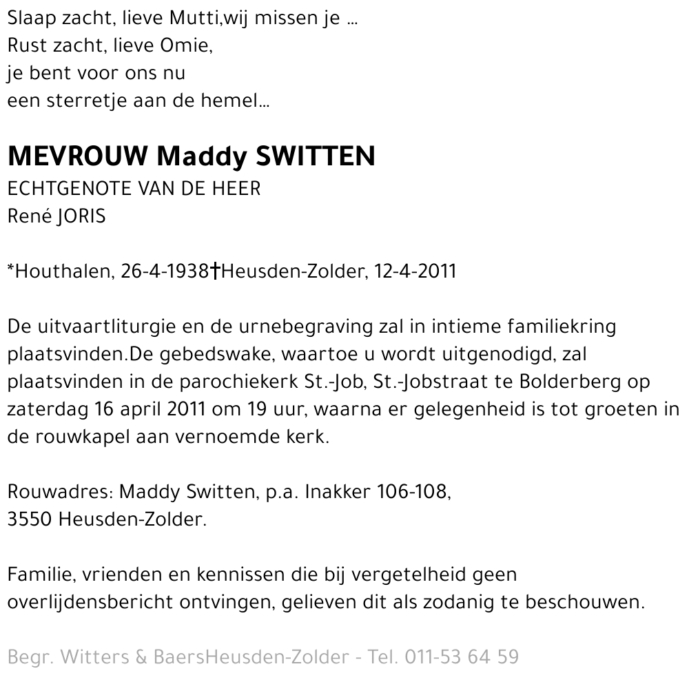 Maddy Switten