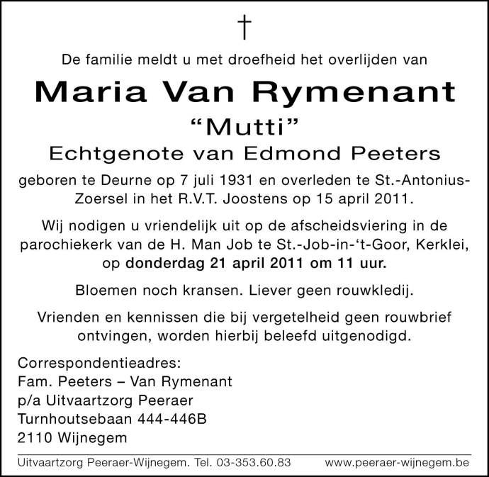 Maria Van Rymenant