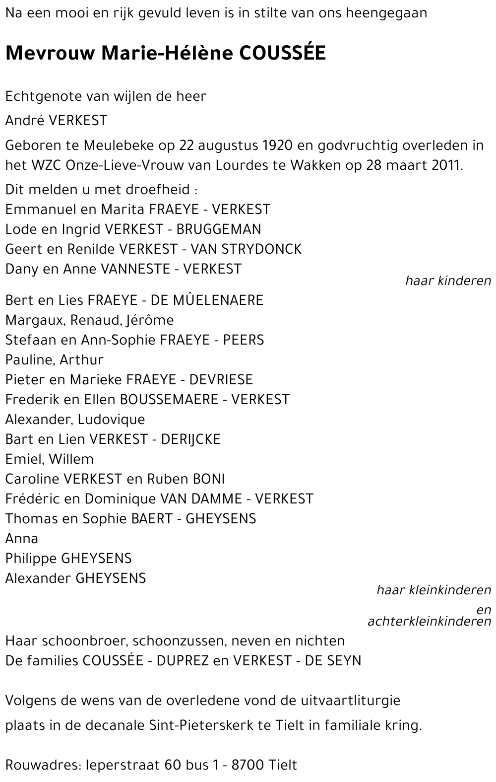 Marie-Hélène COUSSÉE