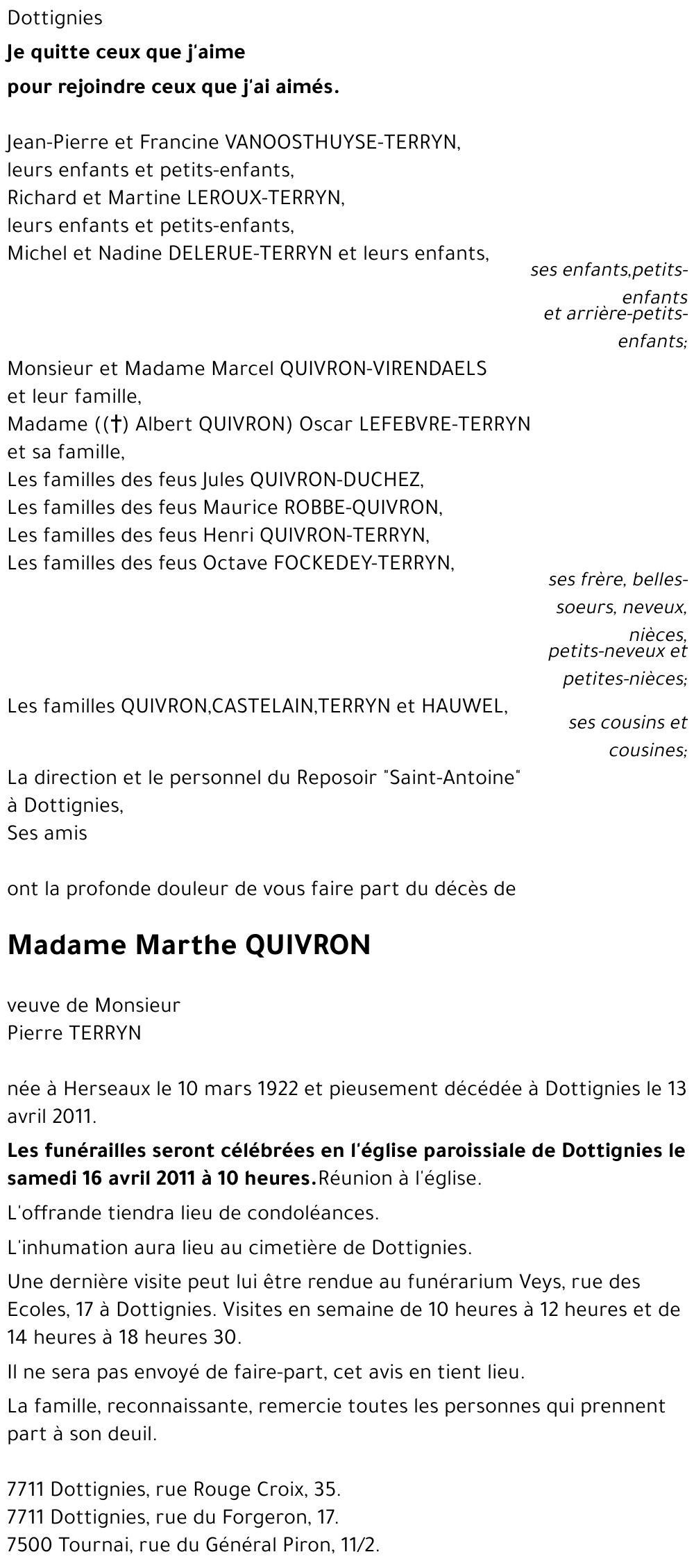 Marthe QUIVRON