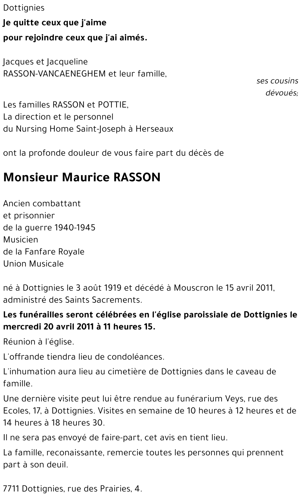 Maurice RASSON