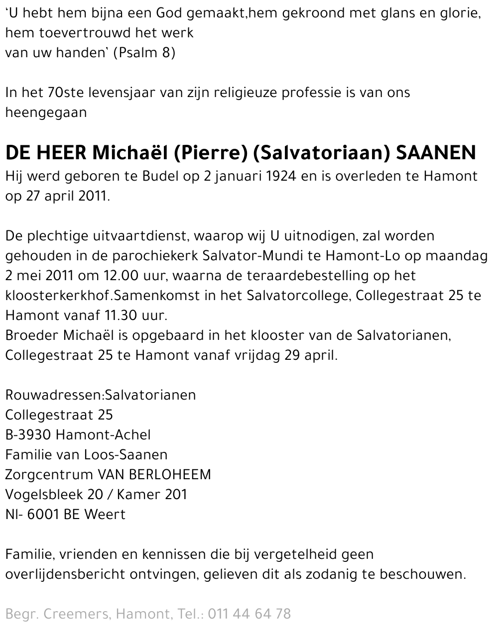 Michaël (Pierre) Saanen