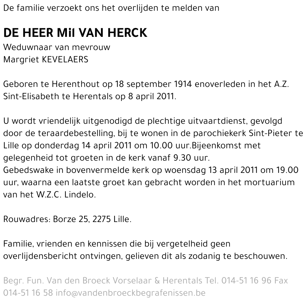 Mil Van Herck
