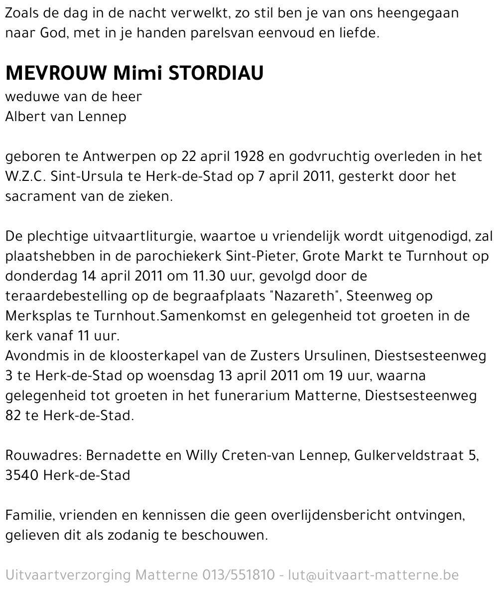 Mimi Stordiau