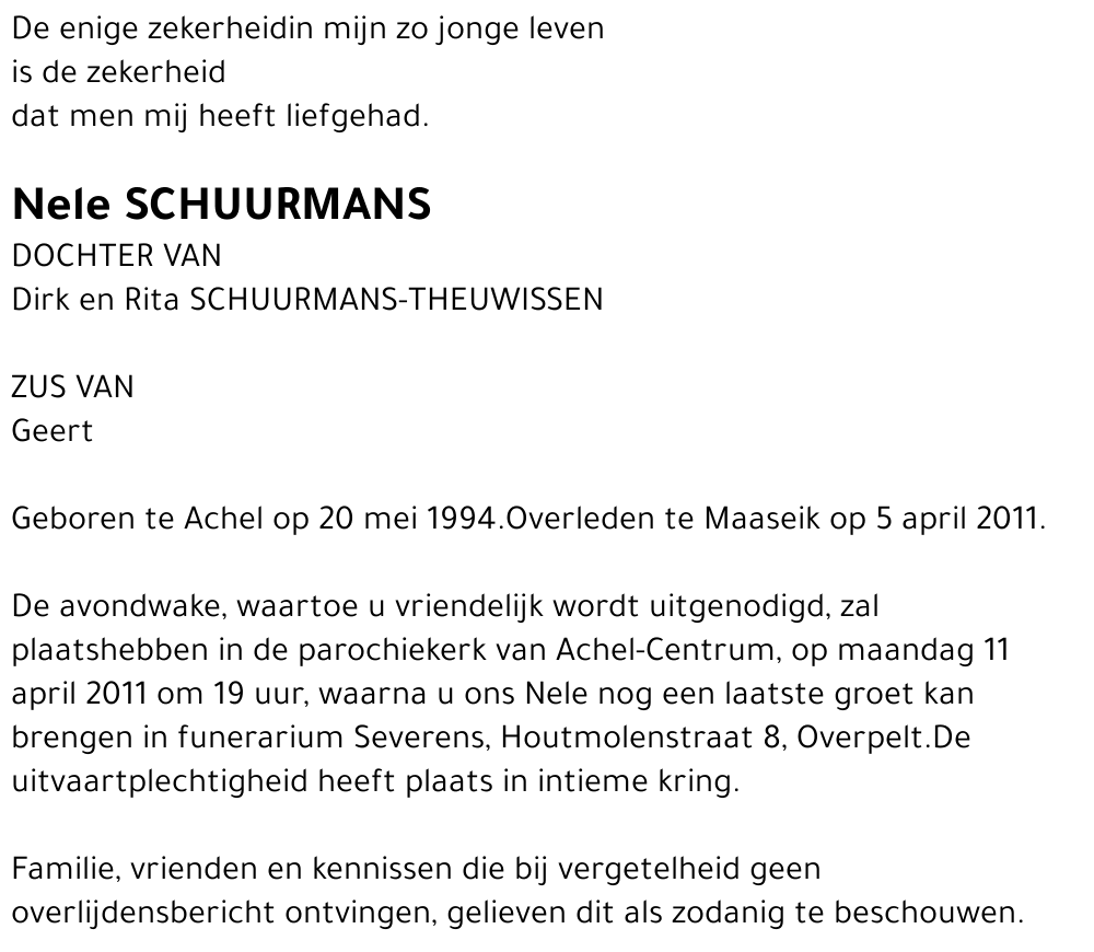 Nele Schuurmans