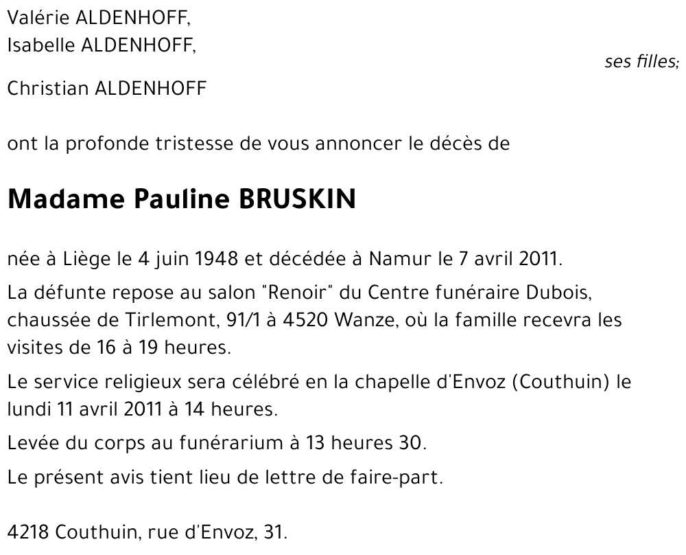 Pauline Bruskin