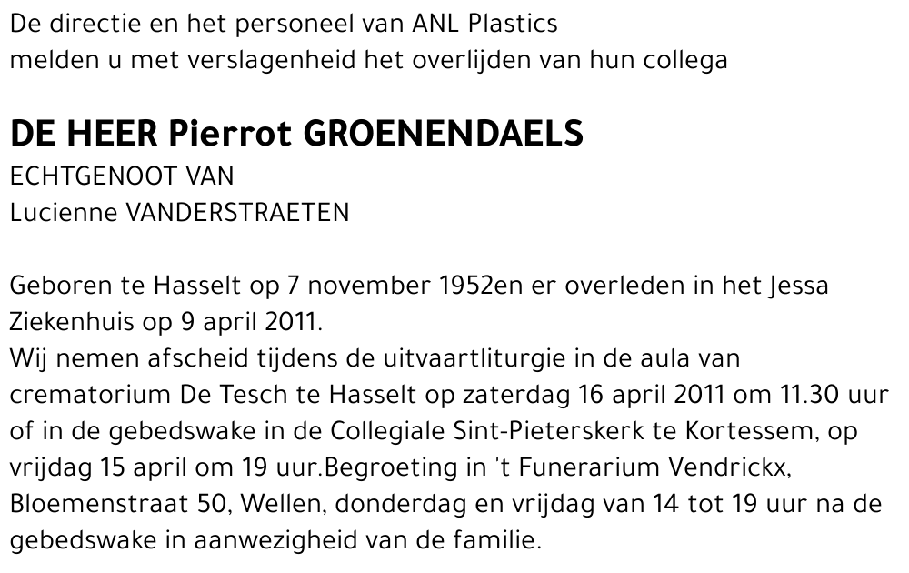 Pierrot Groenendaels