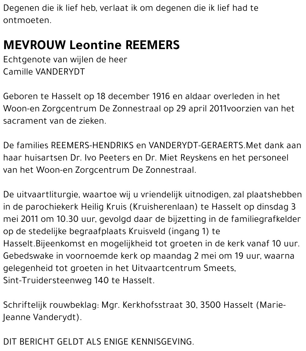 Reemers Leontine