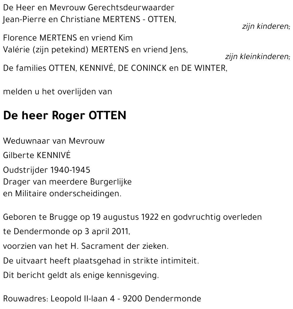 Roger OTTEN