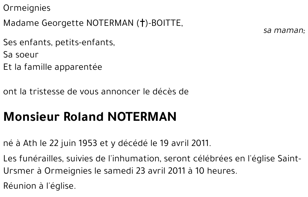 Roland NOTERMAN