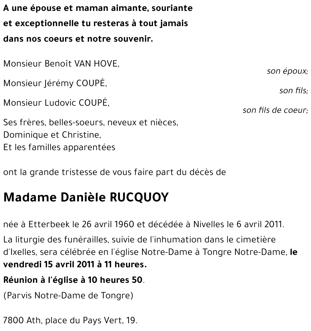 RUCQUOY Danièle