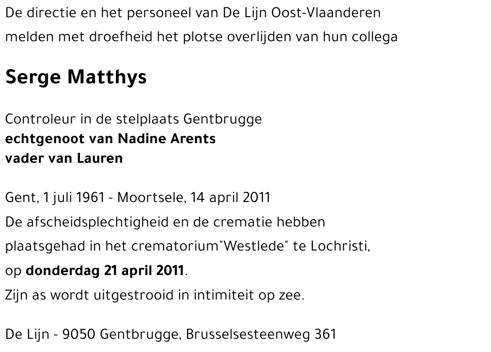 Serge Matthys