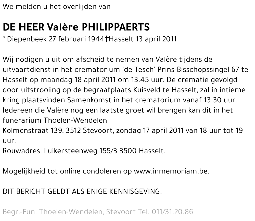 Valère philippaerts