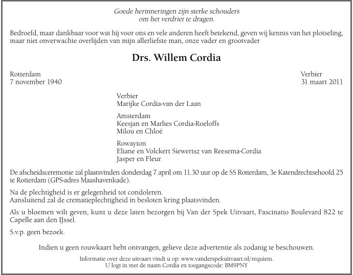 Willem Cordia