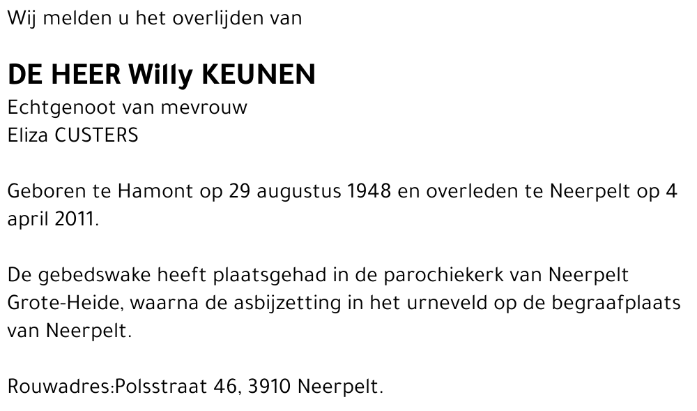 Willy Keunen