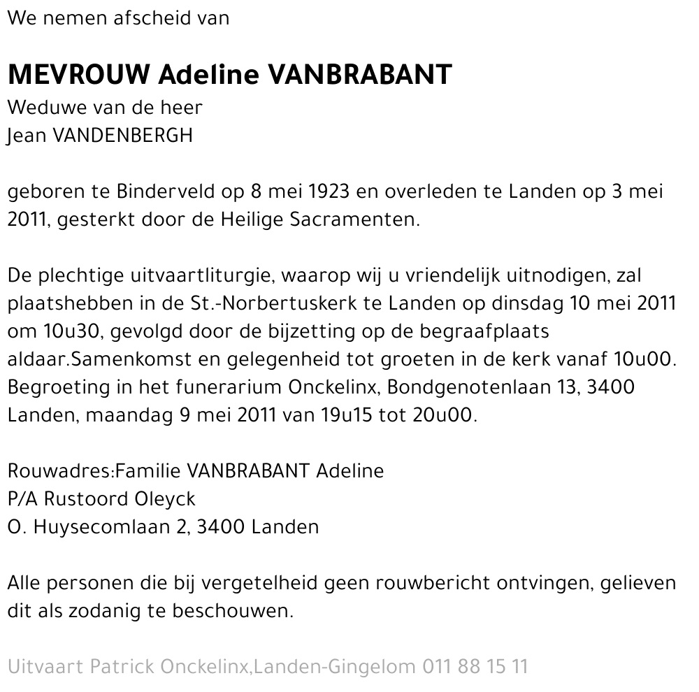 Adeline Vanbrabant