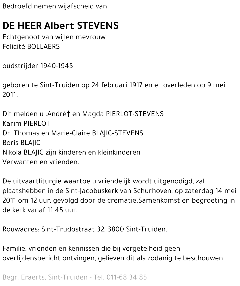 Albert Stevens