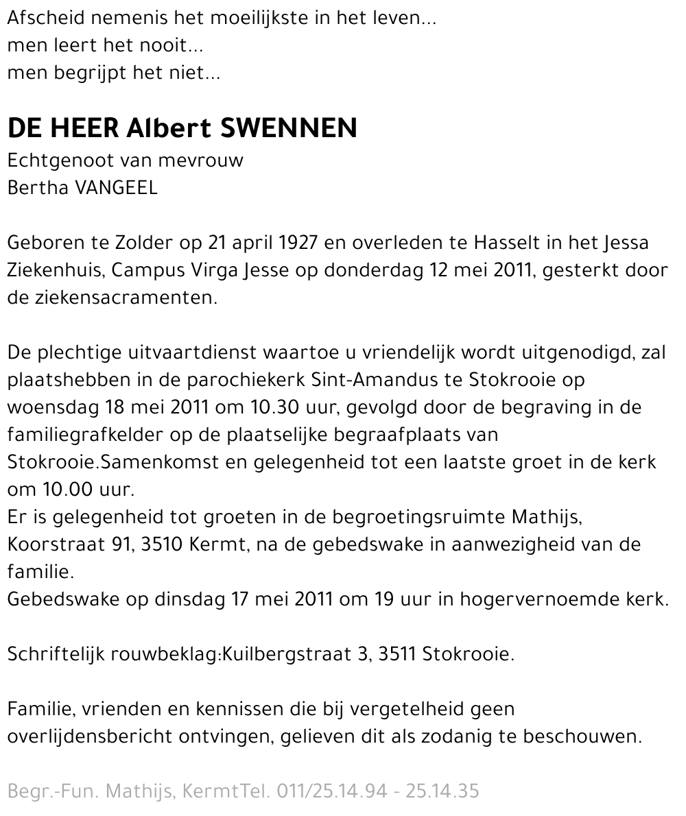 Albert Swennen