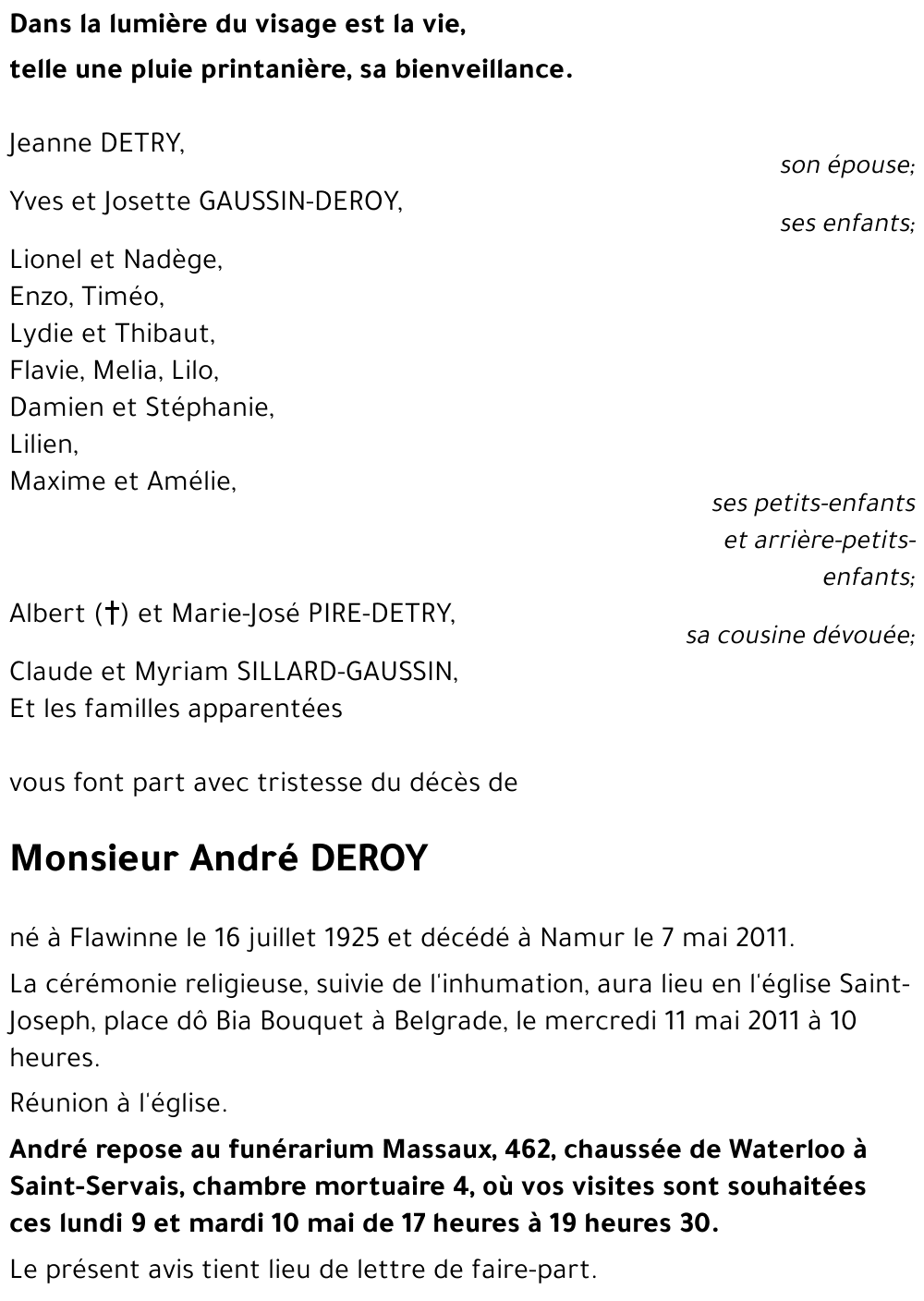 André DEROY