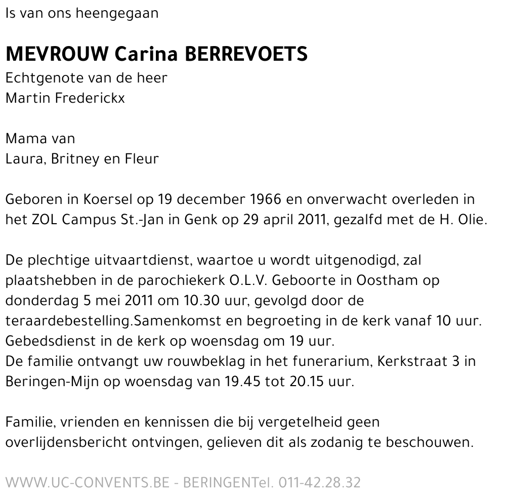 Carina Berrevoets