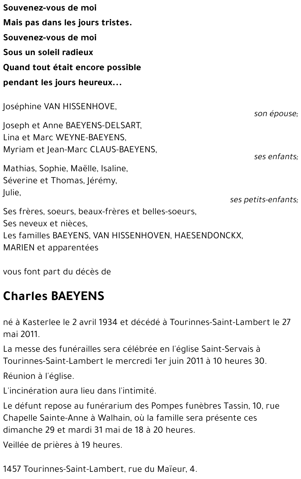 Charles BAEYENS