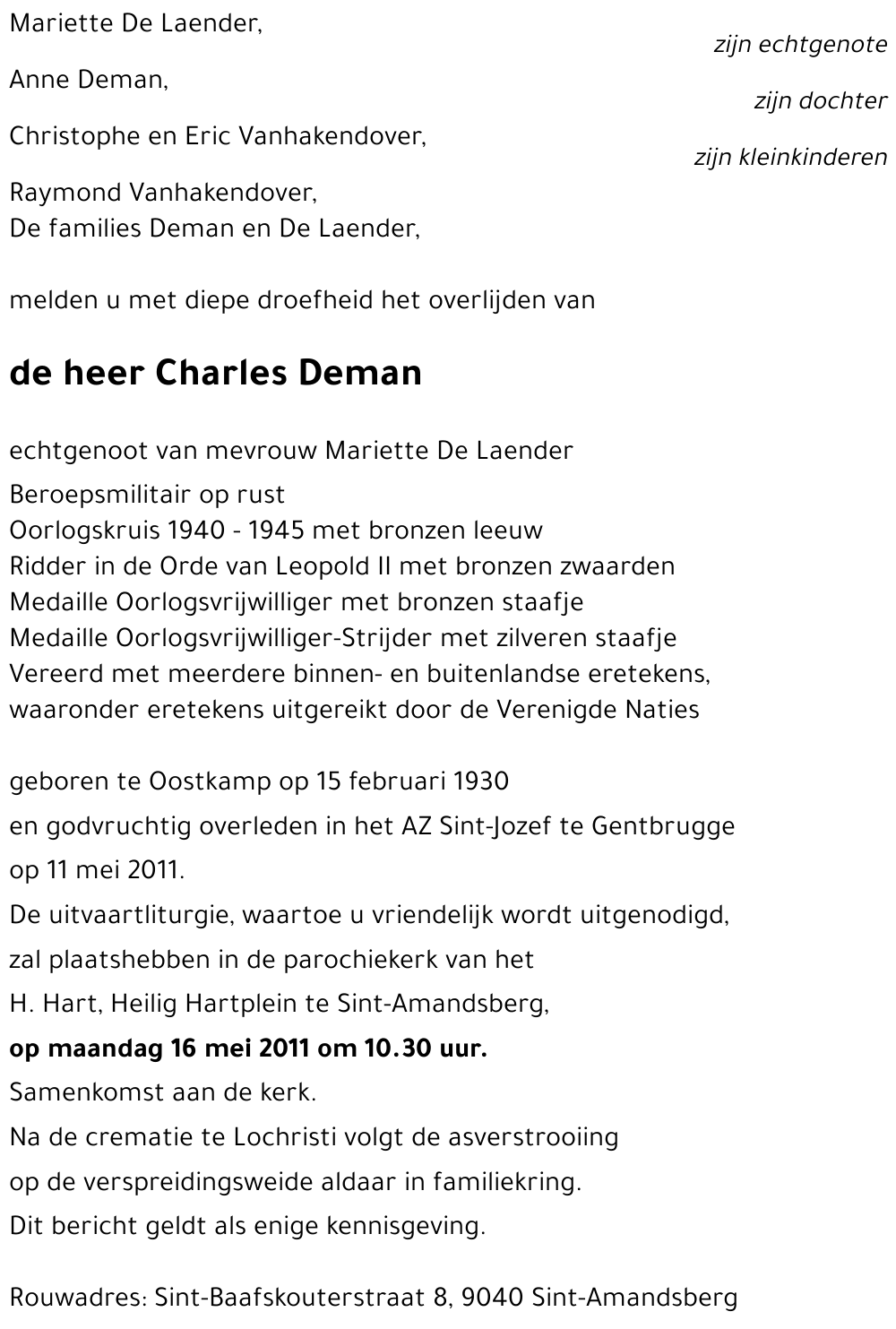Charles Deman