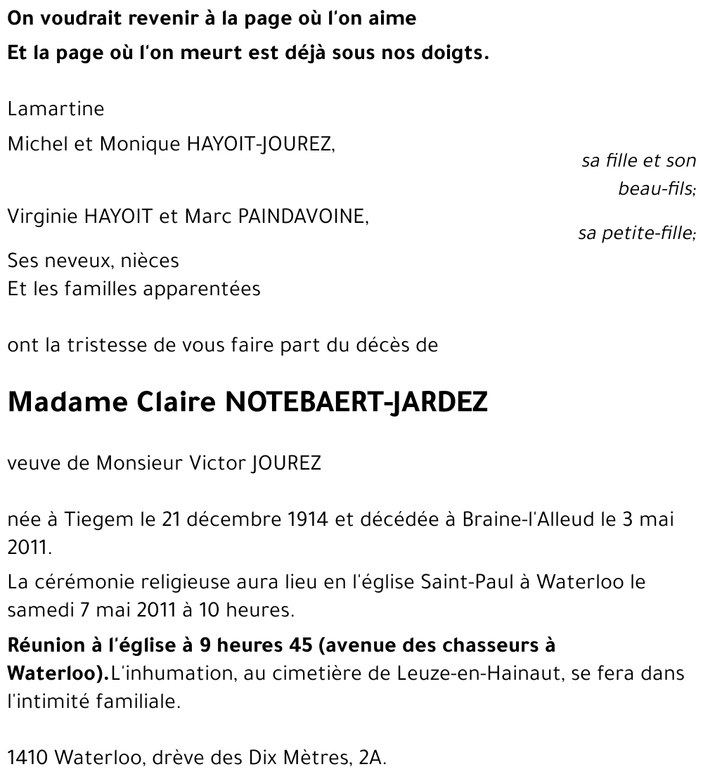 Claire NOTEBAERT-JARDEZ