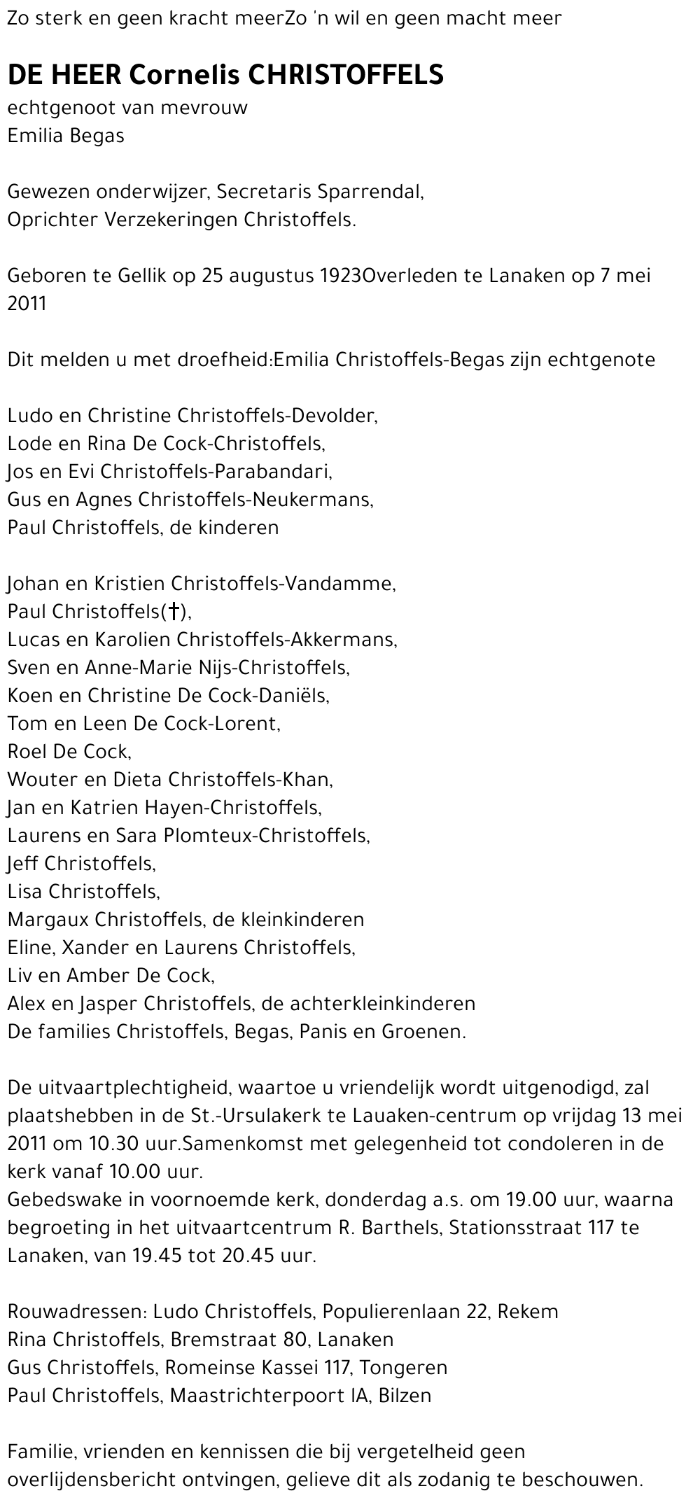 Cornelis Christoffels