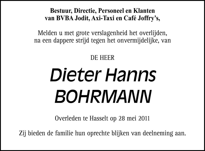 Dieter Bohrman