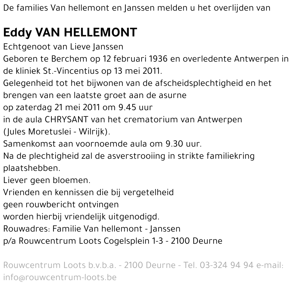 Eddy Van hellemont