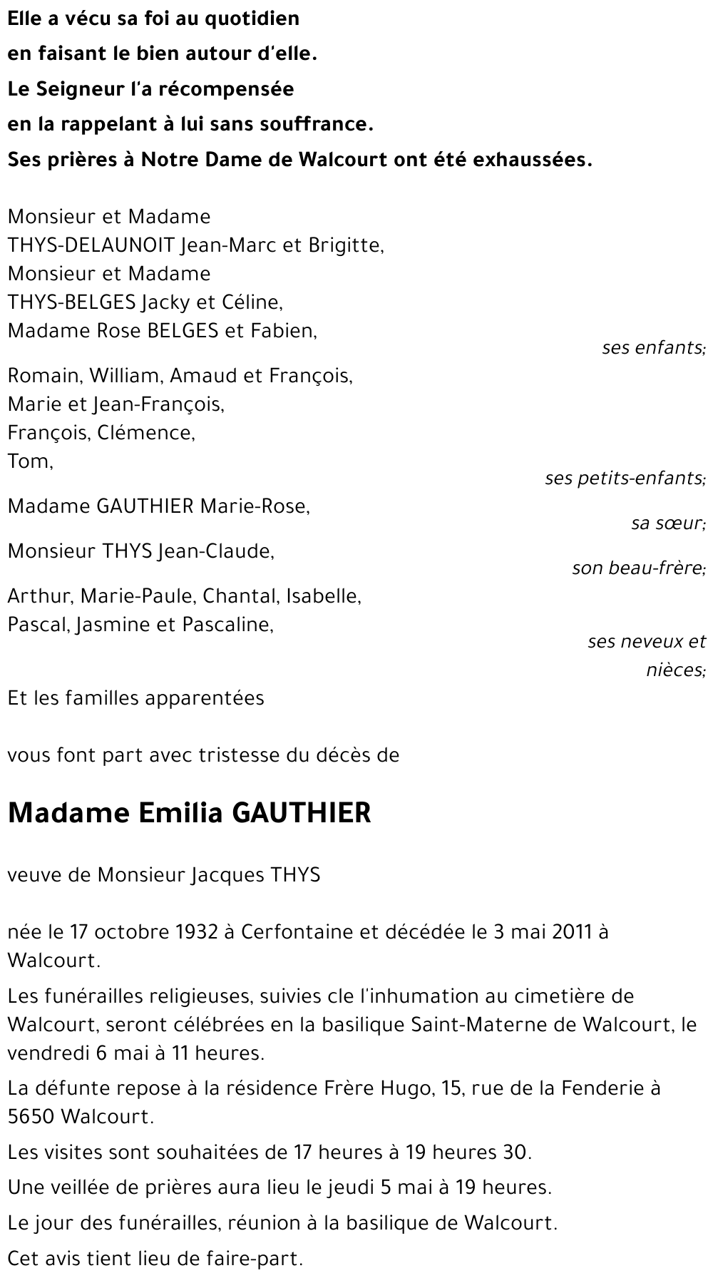 Emilia GAUTHIER