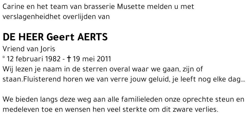 Geert Aerts