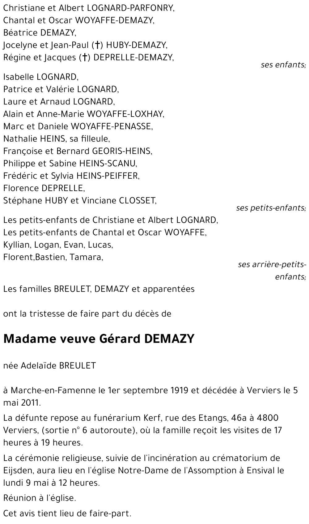 Gérard DEMAZY