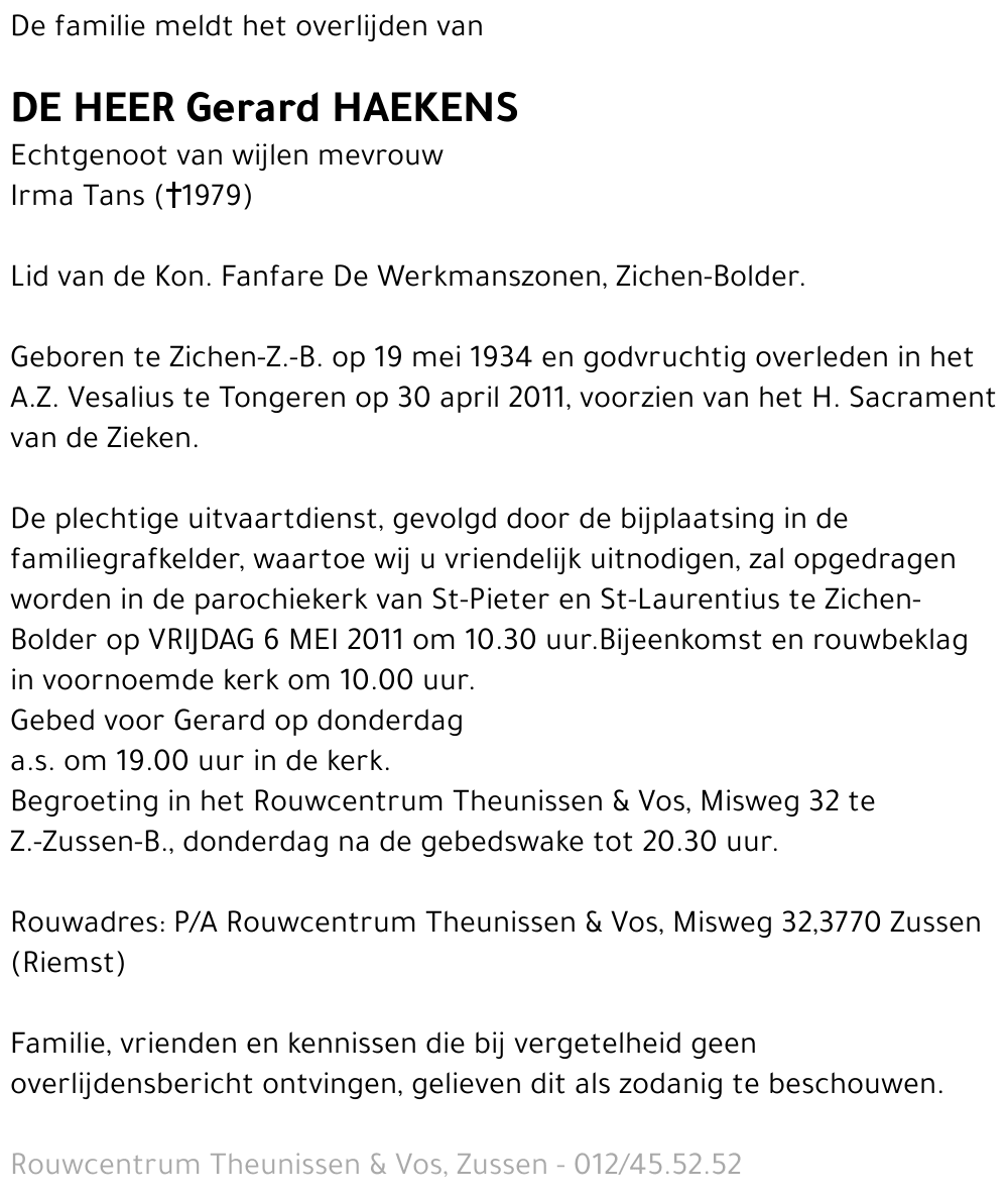 Gerard Haekens