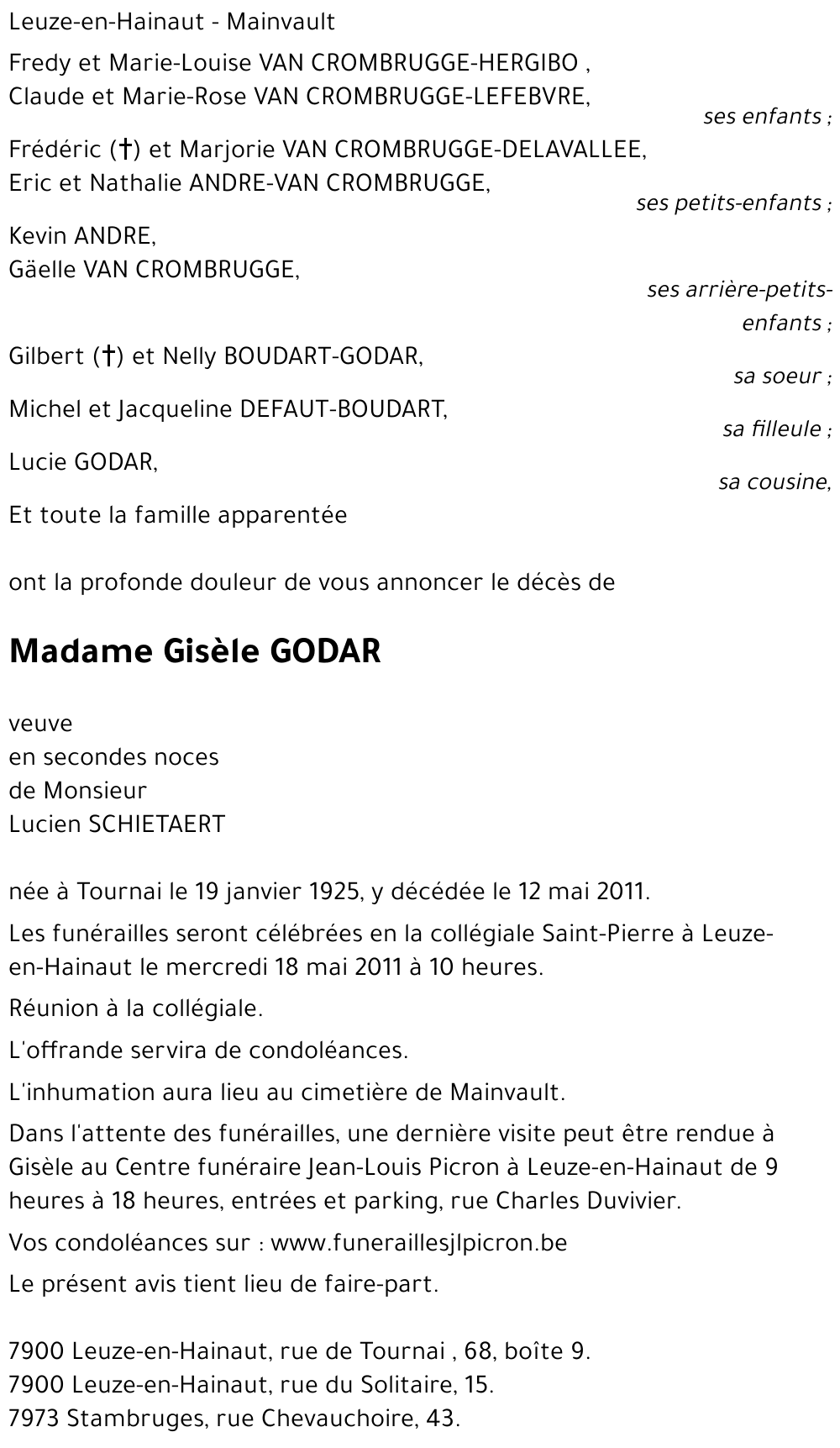 Gisèle GODAR