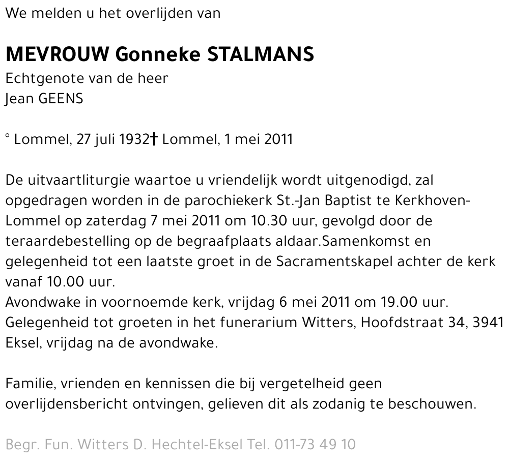 Gonneke Stalmans