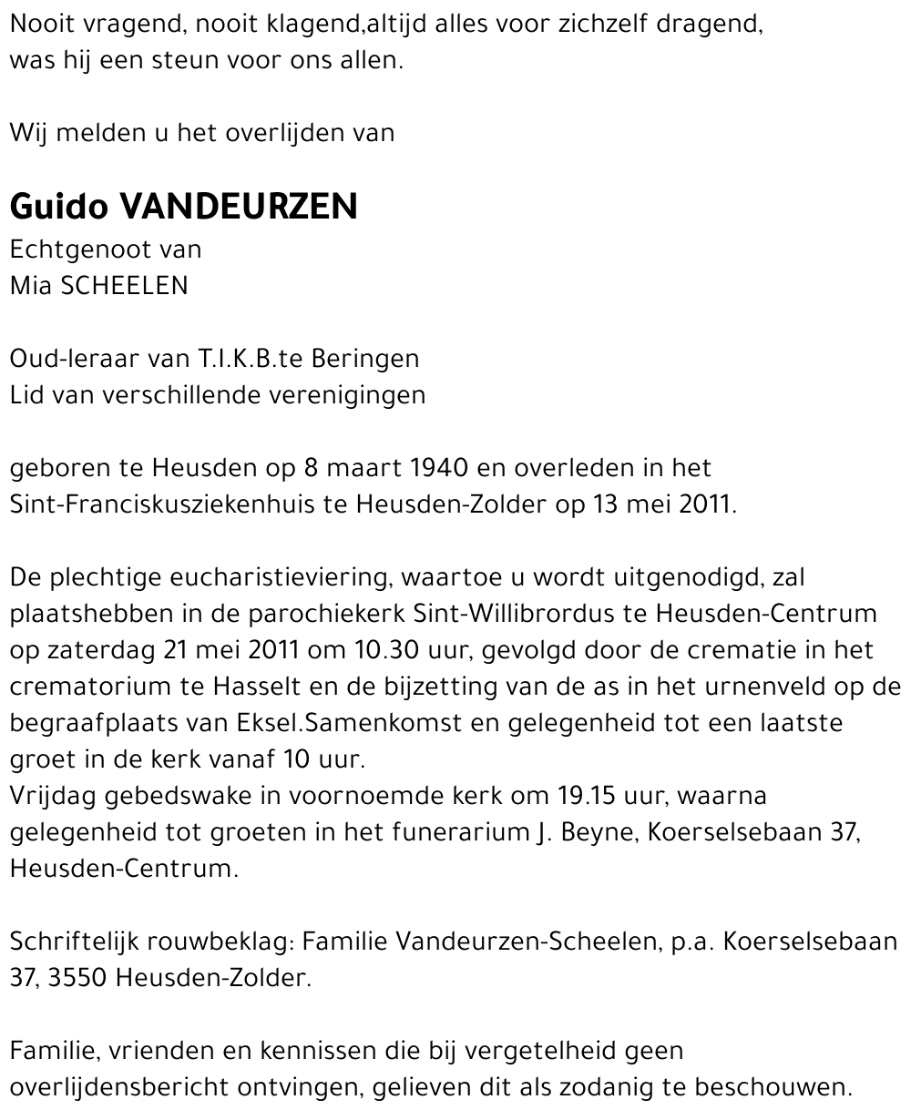 Guido Vandeurzen